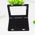 thumbnail image 4 of opvise Holder Case Lightweight Portable Women Mirrow Compact Jewelry Holder Case for Brooch, 4 of 8