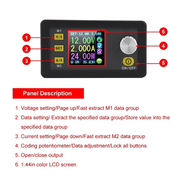 DPS3005 Step Down Module Power Supply, Small Size, Digital Control, High Operability, Advanced Function