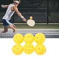 thumbnail image 3 of Pickleball, Pickleball Balls Amarillo Strong Plastic 26 Hoyos 40 Hoyos Buena Elasticidad para Jugadores Experimentados para Canghas al Aire Libre, 3 of 7