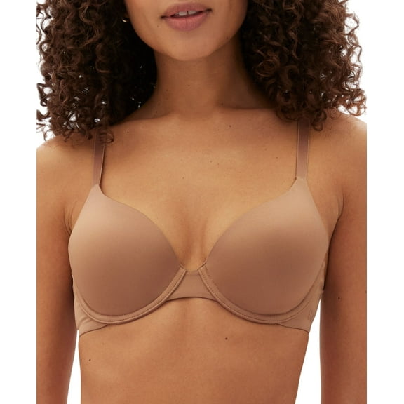 Gap Body Women's Everyday Essentials T-Shirt Bra Brush Beige Brown 34B