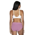thumbnail image 5 of Vanity Fair Radiant Women's Silky Stretch Hi-Cut Brief Underwear - V-Front Waist, Comfort Stretch, 3-Pack, Sizes S-5XL, 5 of 13