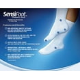 thumbnail image 3 of JOBST SensiFoot Crew Socks White Medium 1 Pair, 3 of 5