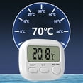 thumbnail image 3 of ARCADORA White Digital Thermometer With External Probe Lcd Display Max Min Function For Refrigerator Freezer Temperature Monitoring, 3 of 7