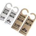 thumbnail image 3 of 2Pcs Two-Sided Mini Acrylic Do Not Disturb or Make Up Room Door Hanger Sign Warning Tag Hotel Door Sign (A), 3 of 3