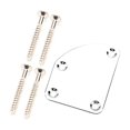thumbnail image 4 of Redempat 4 Holes Guitar Neck Plate Mounting with Screws Instrument Repairing Board Maintenance Accessory Professional Learner Black, 4 of 7