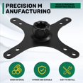 thumbnail image 5 of Placa de Soporte Adaptadora para Montaje de Monitor Portátil, Cabezal Esférico de 17 mm A 100 X 100 mm, 75 X 75 mm, Soporte de Brazo de Montaje en Pared Universal, 5 of 5
