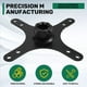 thumbnail image 5 of Placa de Soporte Adaptadora para Montaje de Monitor Portátil, Cabezal Esférico de 17 mm A 100 X 100 mm, 75 X 75 mm, Soporte de Brazo de Montaje en Pared Universal, 5 of 5
