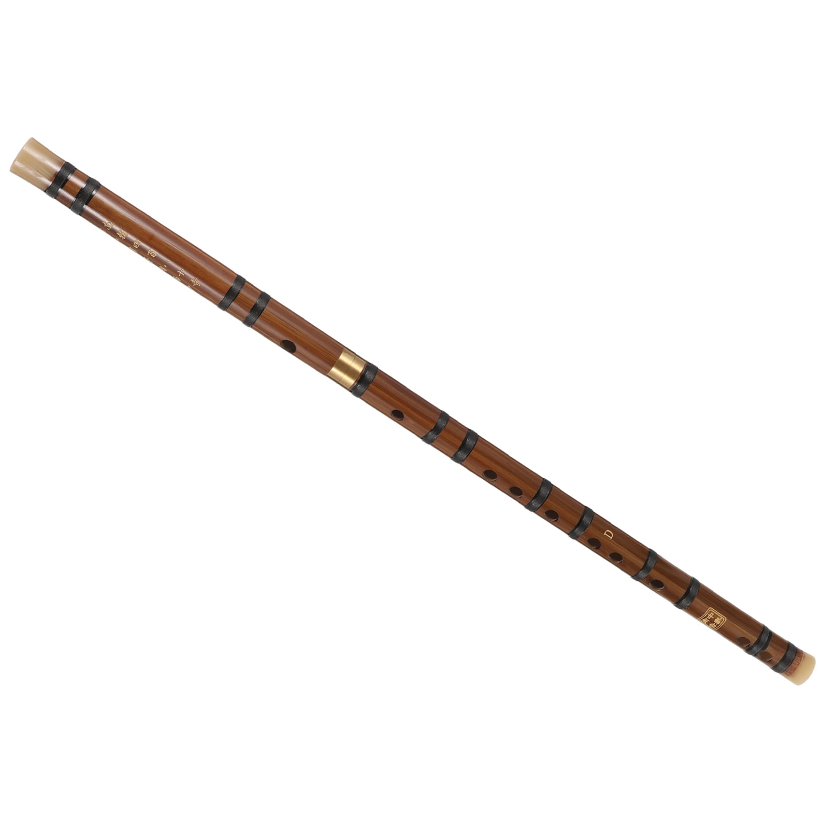 LOLIPPYY Chinese Wooden Flute Brown for Kids Early Education and Music Practice - 1 Set Traditional Instrument