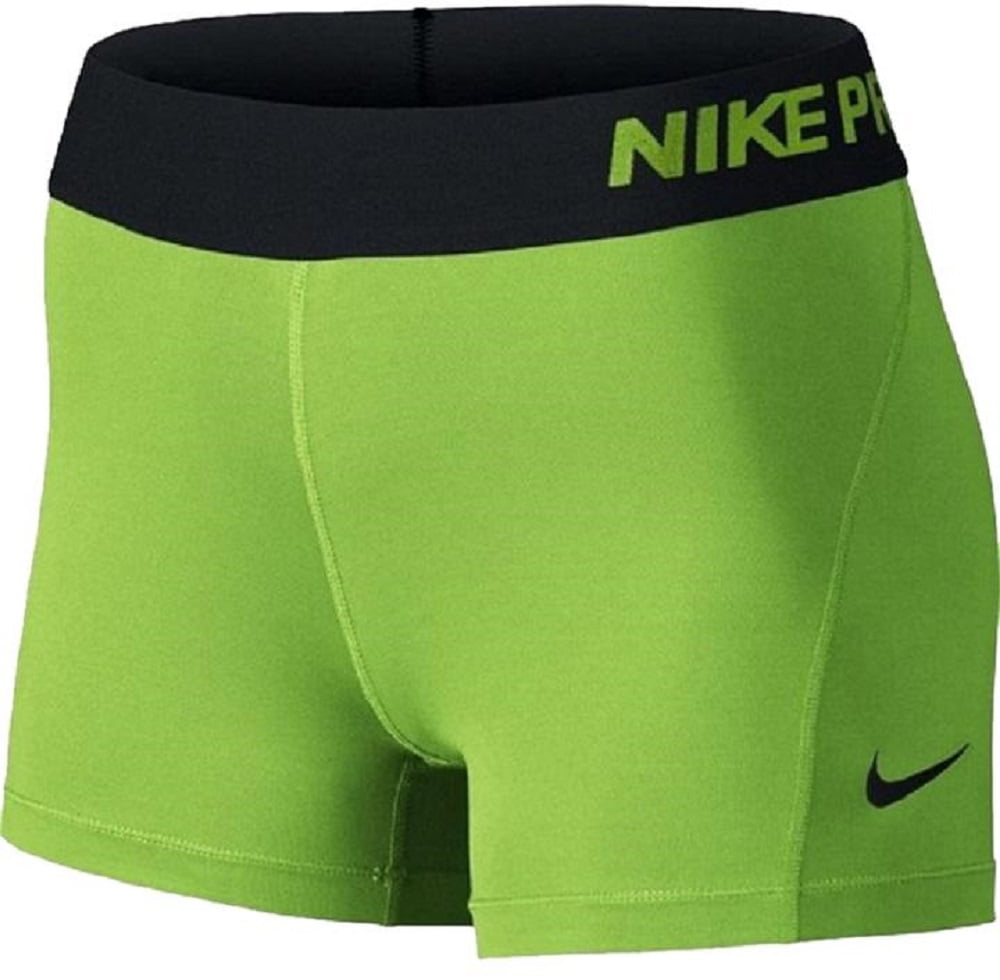 marrón Bloquear Línea de visión Nike Pro Cool 3" Compression Short (Lime Green/Black, Large) - Walmart.com