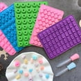 thumbnail image 4 of Juego de 4 Moldes para Gomitas, Moldes de Gomitas de Silicona, con 2 Cuentagotas, Incluye Cuatro Moldes, Dinosaurio, Corazón, Donut y Osito, para Caramelos Blandos, Gelatinas y Chocolate, 4 of 4
