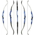 thumbnail image 2 of 66 inch ILF Recurve Bow Aluminum Takedown Riser Draw Weight 20 -40 Lbs Right Hand Longbow Shooting Archery Kit for Outdoor Target Hunting Practice F167 （blue-24lbs）, 2 of 9