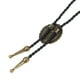 thumbnail image 5 of Bolo Tie Rodeo perfecl PU Collar con Colgante de Cordón cuero para Hombres Mujeres Estrella Bronce antiguo, 5 of 7