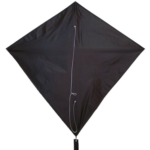 In the Breeze 2996 - Black Diamond Kite, 30-inch Ripstop Single Line Kite - Fun for All Ages