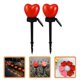 thumbnail image 4 of 2 Pcs Solar Lights Heart Solar Stake Lights Outdoor Patio Decorative Lights, 4 of 4
