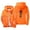 #0024-Orange, variant on Favoffer Fall Unisex Kids Rose-Embroidered Waterproof Windproof Hooded Jacket - Camping,Hiking,Travel,Play 3-12Y