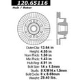 thumbnail image 5 of Centric 120.65116 Centric Premium Disc Brake Rotors Fits select: 2005-2007 FORD F250, 2005-2007 FORD F350, 5 of 6
