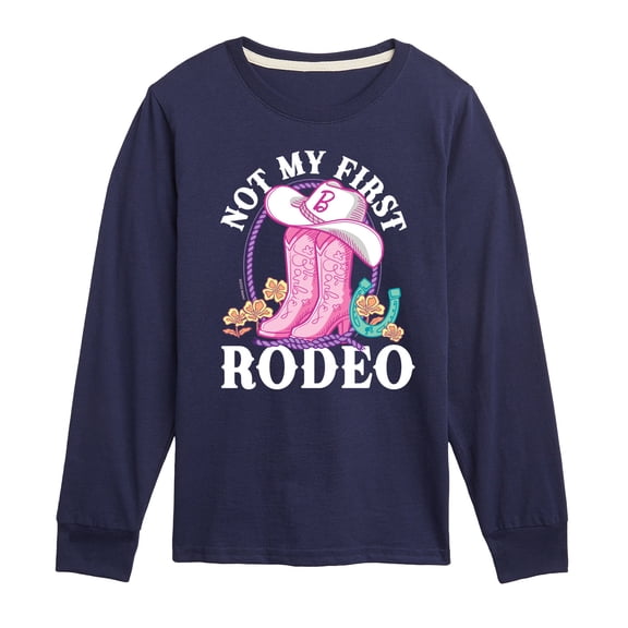 Barbie - Not My First Rodeo - Youth Boys Long Sleeve Graphic T-Shirt