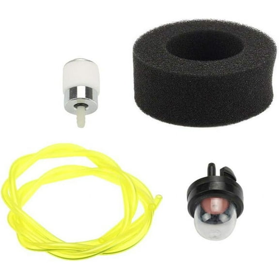 Air Filter Fuel Line Filter for Ryobi 410R Tiller 740R 2-Cycle Gas Trimmer
