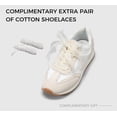 thumbnail image 5 of LUCKY STEP Womens Fashion Sneakers Trendy Tennis Shoes Stylish Retro Casual Shoes,Ivory White, 5 of 10