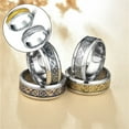 thumbnail image 3 of Anillo para hombre Minnieouse chapado en acero inoxidable decorativo Talla 6, 3 of 6