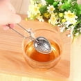 thumbnail image 4 of Tea Infuser Filter, Reusable Tea Steeper Infuser Strainer Long Handle Mesh Tea Infuser Loose Tea Spice Infuser Multifunction Metal Tea Filter Cup Tea Steeper for Tea Brewing, 4 of 8