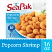 SeaPak Popcorn Shrimp with Oven Crispy Breading, Delicious Seafood, Frozen, 16 oz
