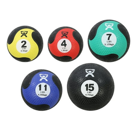 CanDo Firm Medicine Ball, 5-piece Set