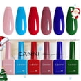 thumbnail image 1 of Set de esmaltes de uñas en gel CANNI, 6 unidades, 9 ml, sin HEMA, regalo de Navidad, 1 of 9