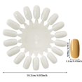 thumbnail image 3 of 20PCS Plastic 18 Tips False Nail Swatches Wheels Nail Art Color Polish Display Wheel for Manicure, 3 of 5