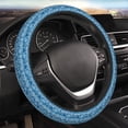 thumbnail image 5 of Xecao Shell patten Stretch Elastic Steering Wheel Cover, fits all vehicles, 15-inch diameter, 5 of 6