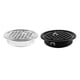 thumbnail image 4 of Kenally Rejilla de ventilación redonda transpirable y cómoda de acero inoxidable de 10 piezas para hogares y negro práctico (plano) de 35 mm Type3 NO3, 4 of 6