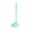Green, variant on OAVQHLG3B Silicone Ladle Soup Spoon Nonstick Heat Resistant Long Handle Unbreakable Big Round Scoop for Home Kitchen Cooking