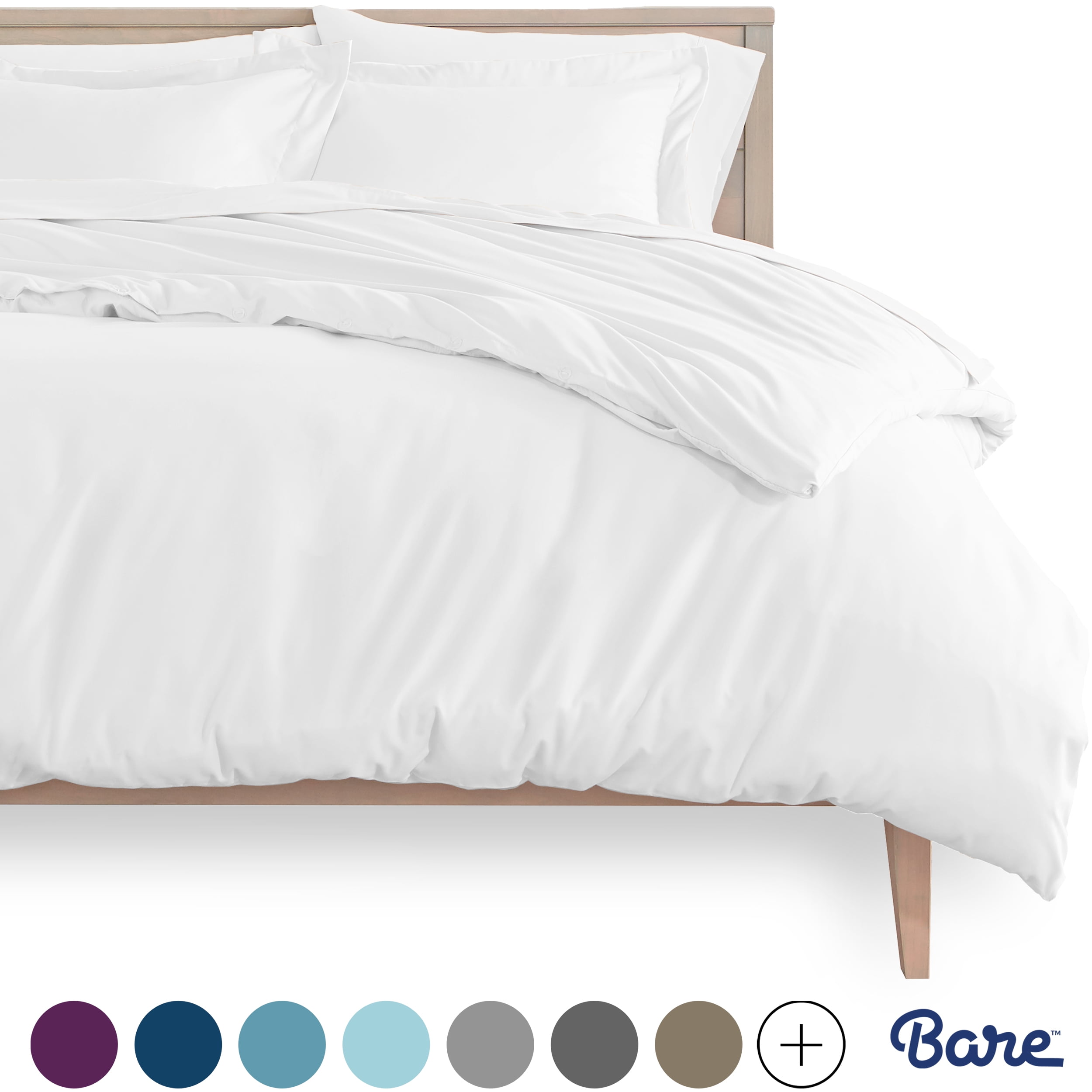 Home & Kitchen Duvet Cover Sets Breathable and Wrinkle Resistant Double Size Bare Home Duvet