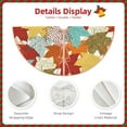 thumbnail image 5 of Kll Fall Maple Leaves Christmas Tree Skirt 48",Party Decorations Farmhouse For Christmas Decorations Holiday Party, 5 of 8
