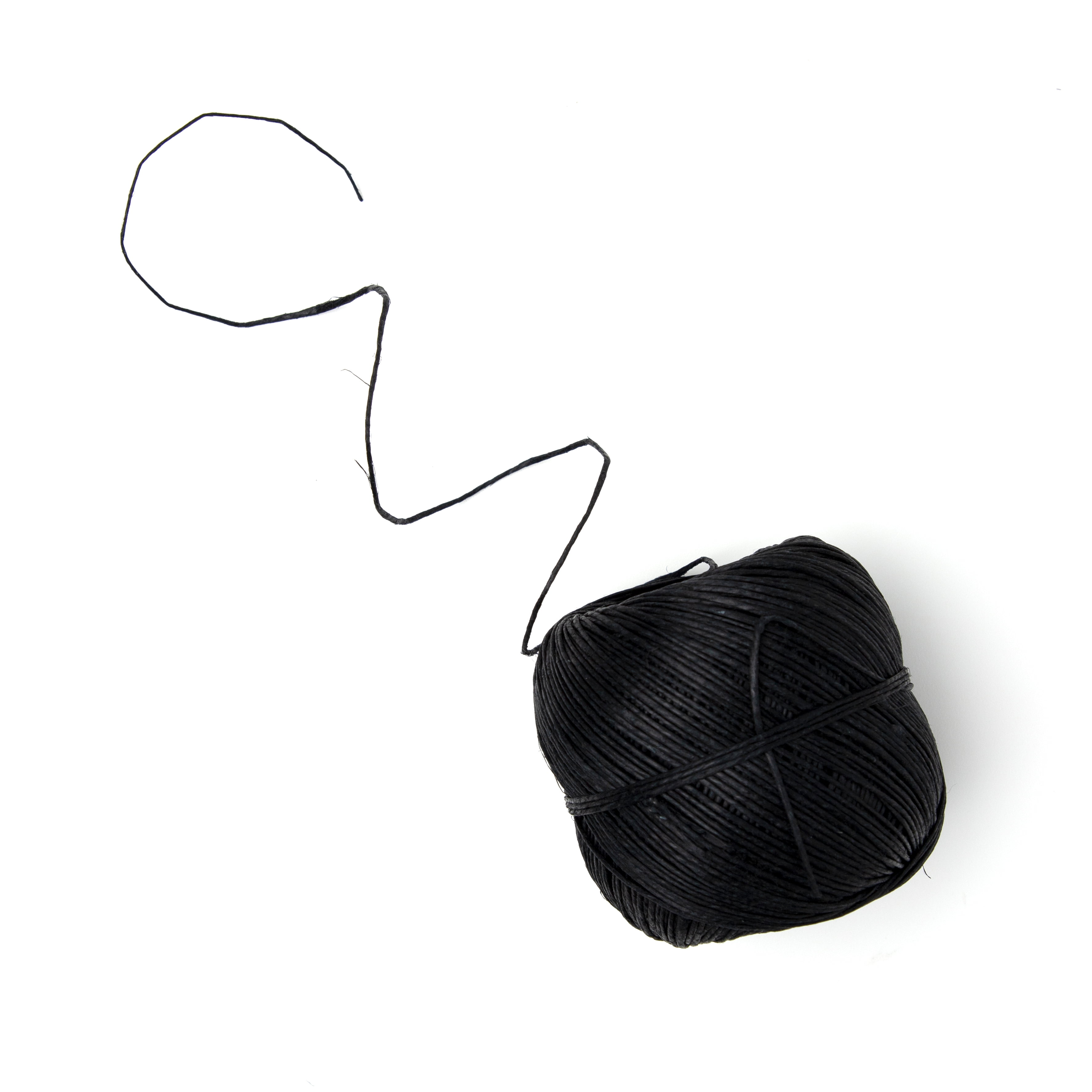 (3 pack) Cousin DIY 20lb Natural Polished Thin Hemp Twine, Crafting/Jewelry, Black, 300ft Roll