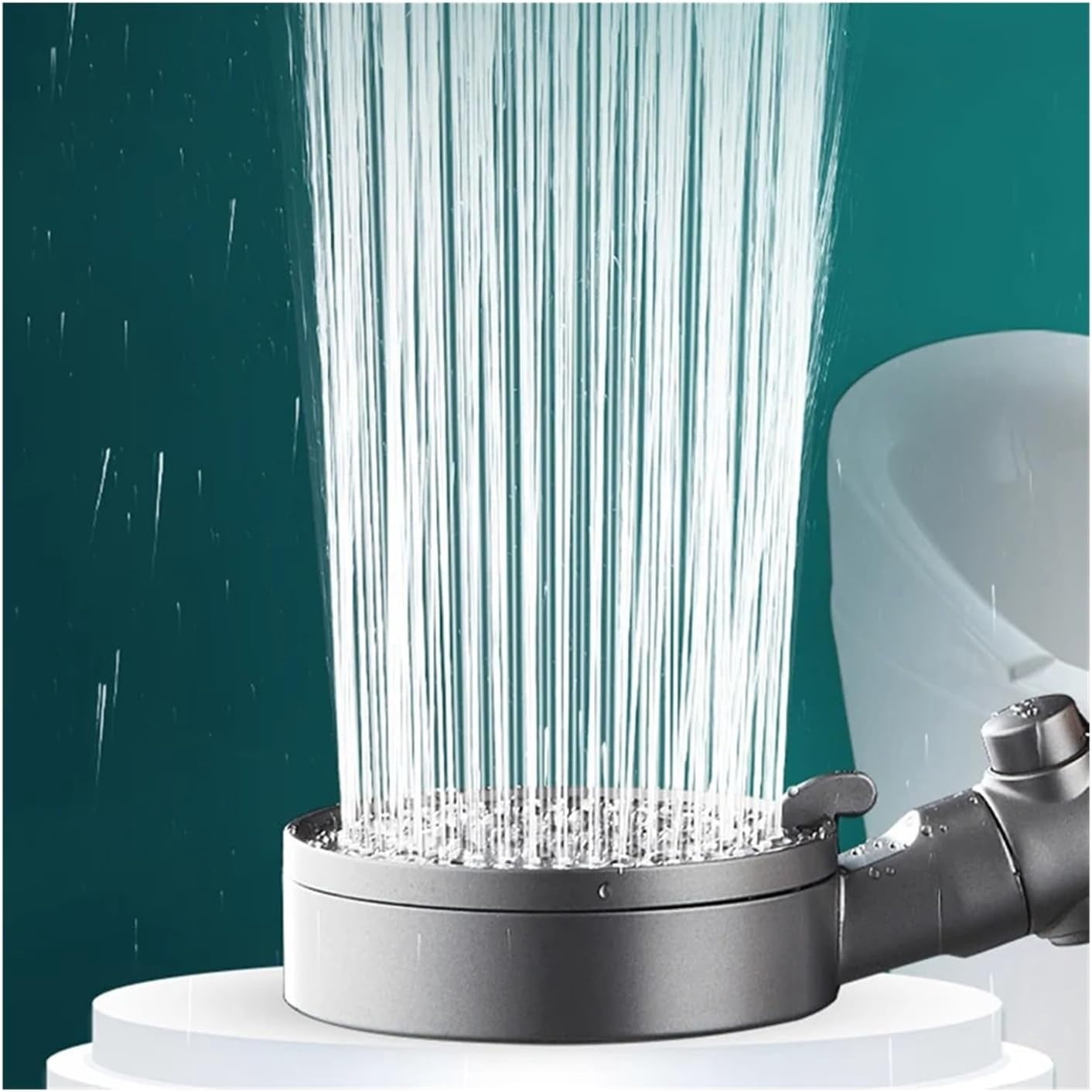 High Pressure RV Shower Head, 5 Mode Filtered Handheld Showerhead Set with One-Click Switching, 59" Hose & Adhesive Bracket for Home Bathroom Travel Trailer