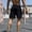 61#Black, variant on Men's Lightweight Polyester Spandex Sports Shorts, Breathable Design for Summer Outdoor, Gym, Beach, Casual & Fitness Activities