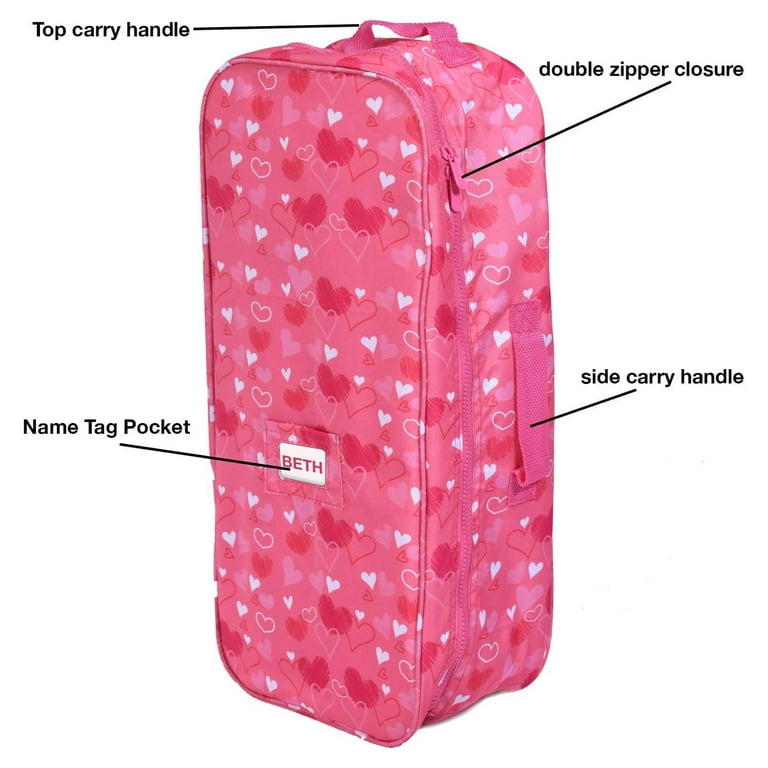 Doll Travel Suitcase Carry on Luggage, Ticket, Passport and 12 Accesso –  The New York Doll Collection