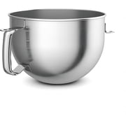 Stainless Steel Bowl for KitchenAid 4.5-6QT Stand Mixer Bowl with Handle Fits K45SS,KV25, KP25