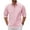 Pink, variant on OIOLOYJM Men's Long Sleeve Button Down Shirts Dressy Casual Collared Business Work Shirt Beach Wedding Vacation Shirts Pink S