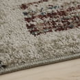 thumbnail image 6 of Mainstays Abstract Tile Area Rug, Madder Brown, 5' x 7', 6 of 6