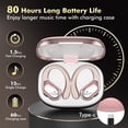 thumbnail image 2 of Auriculares inalámbricos Catitru BX17 Bluetooth 80 horas de reproducción en oro rosa, 2 of 7