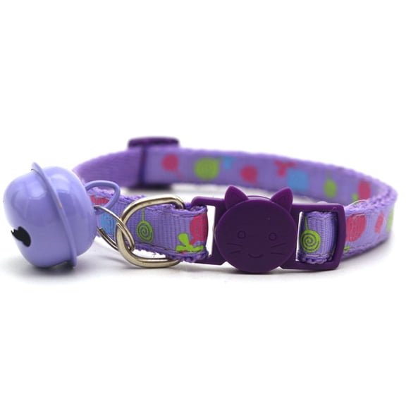 Reflective Cat Collar with Bell, Breakaway and Safe Collars for Cats, Nylon, Pet Collar Mixed Colors Adjustable19-32cm