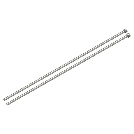 

Straight Ejector Pins 5mm Dia 65Mn Steel Round Tip Punch 250 Length for Mechanical 2Pack