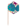 thumbnail image 1 of Line Drawing Cartoon Sea Fishes s Toothpick Flags Cupcake Picks Party Celebration, 1 of 3