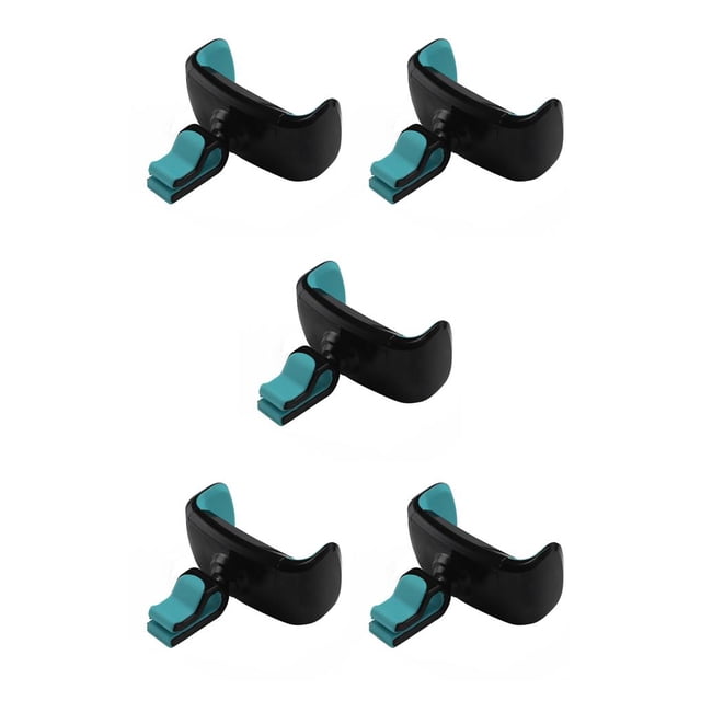 crativent Automotive Smartphone Holder Portable Rubber Lining Removable Rotatable Stand Bracket Rack for 3.5 to 6-inch Phones Dark Blue 5Set