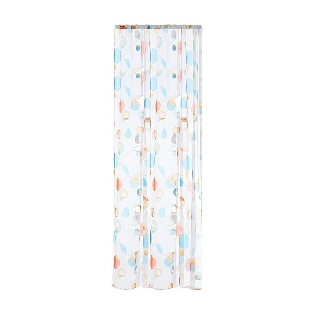 asddcavvf Rideau Transparent Feuilles Voile de Fenêtre 1 Panneau Tissu Deux Pages Rideaux