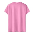 thumbnail image 3 of Pop cazadora para niña Graphic Round-Neck Short Sleeve T Shirt For Kids Youth Fashion Tee With Cartoon Print Design Soft Blend Top For Children （Pink）, 3 of 3