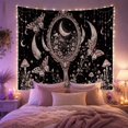 thumbnail image 2 of Vertically Oriented Ornate with Oval Hand Mirror Filigree, Mystical Fantasy for Space Lovers, Galaxy Room Decor, Valentine'S Day Gift, Tapestry Wall Hanging for Bedroom and Dorm, 2 of 7