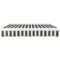 thumbnail image 6 of Awntech 16 Ft Key West Right Motorized Heavy Duty Patio Retractable Awning with Cassette (192in x 9.38in x 120in), Black/White Stripe, 6 of 6
